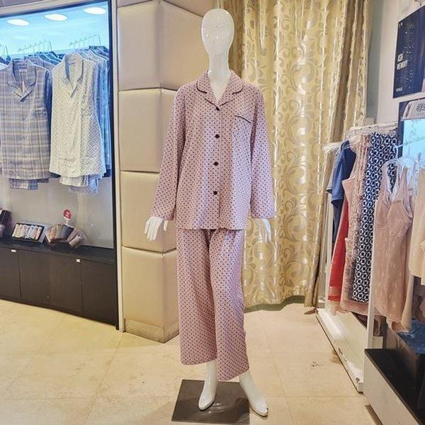 VPA4559W_女性 穏やかなナ염コート起毛パジャマ