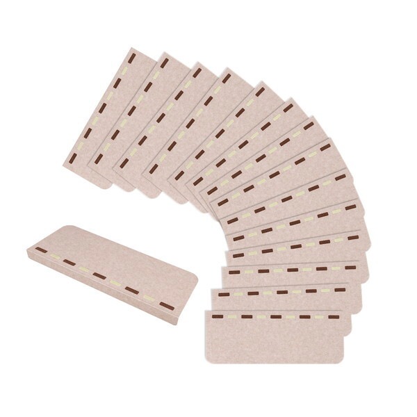 おくだけ吸着蓄光階段マット ライン ライトベージュ メーカー直送