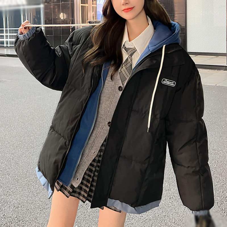 ダウンコート レディース フード付き ダウンコート 春コート 無地 シャーリング入り 軽い ショート丈 ショートコート コットンコート ダウンパーカー カジュアル 保温 スポーツ 通勤通学 XXL 赤