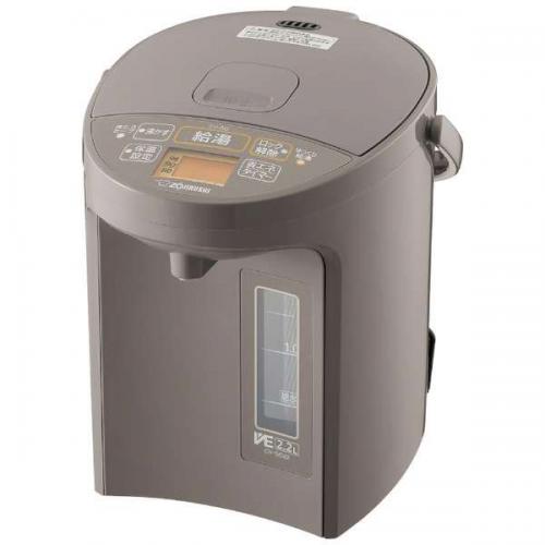 象印 ZOJIRUSHI マイコン沸とう VE電気まほうびん 優湯生 CV-GC22-TL ライトブラウン 2.2L CVGC22-TL