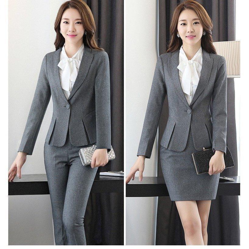 レディースファッションパンツスーツセット2点セットスカートスーlツセット通勤OL事務服/長袖スーツオフィス　ビジネス入学式卒業式大きいサイズ