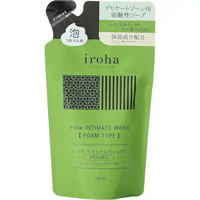 他サイト： iroha(イロハ) インティメートウォッシュ フォームタイプ 詰替用 135ml デリケートゾーンケアの商品画像