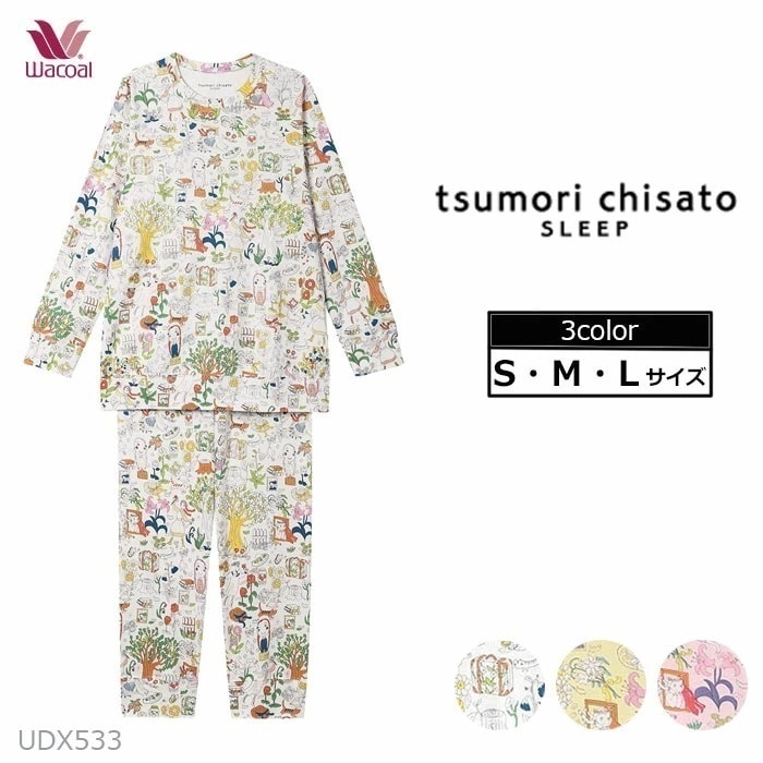 ワコール Wacoal パジャマ (Mサイズ Lサイズ) ツモリチサト レディース 長袖 母の日 プレゼント ギフト UDX533 【P】 12,038円