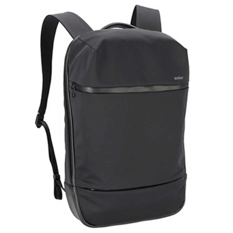 ゾンネ　SONNE BLK ［ 撥水加工 止水ファスナー 14インチノートPC 収納可 通勤 通学 ビジネスバッグ バックパック］ SONNE ブラック　SO-SOSL001