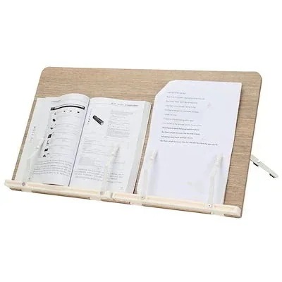 [超激安]新品入荷！角度調整 書見台 木製 傾斜台 読書台 勉強 卓上 ブックスタンド 姿勢改善 折り畳み 高さ調整大好評