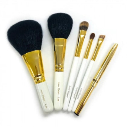 喜筆(kiHiTsu) 熊野筆3Dブラシ オリジナル6本セット ポーチ付 WGseT6