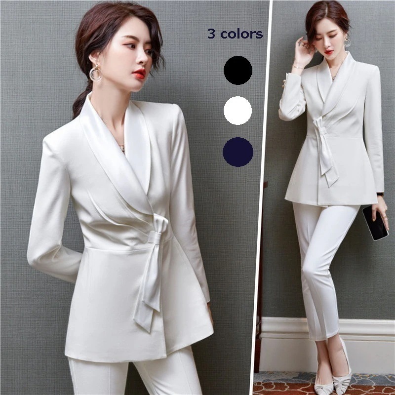 スーツセットアップ韓国ファッション 入学式 卒業式 卒園式 ママスーツ スーツ セットアップ レディース