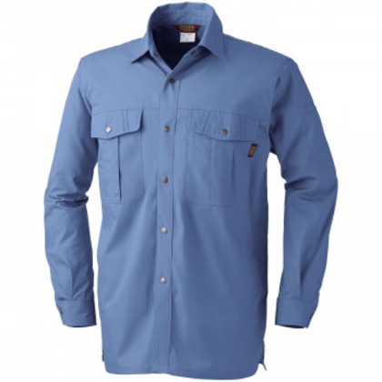 桑和 535 長袖シャツ 4Lサイズ インディゴ(54)