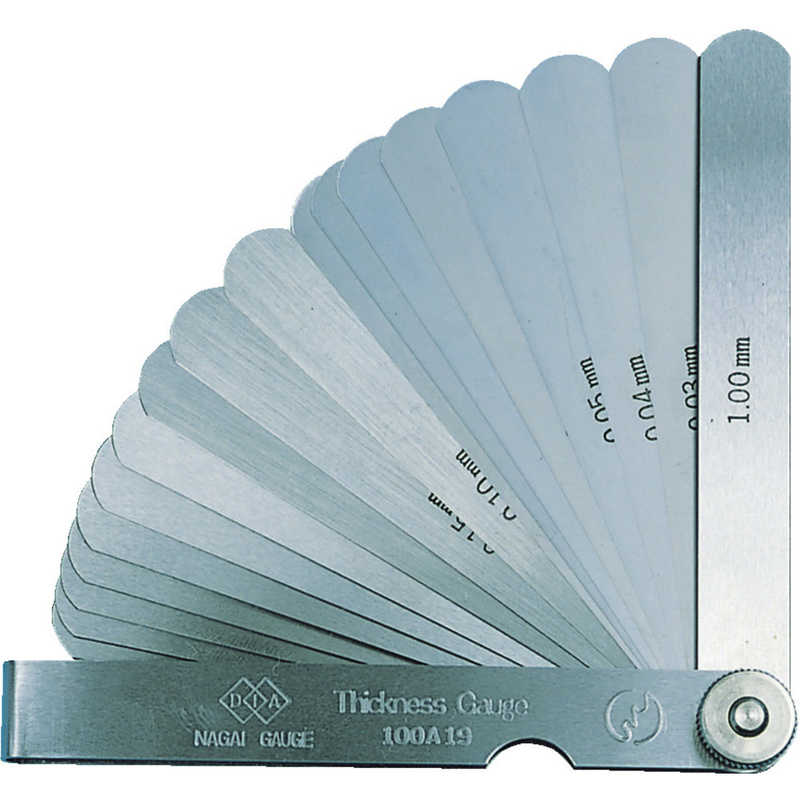 永井ゲージ製作所 JIS規格すきまゲージ 100A10