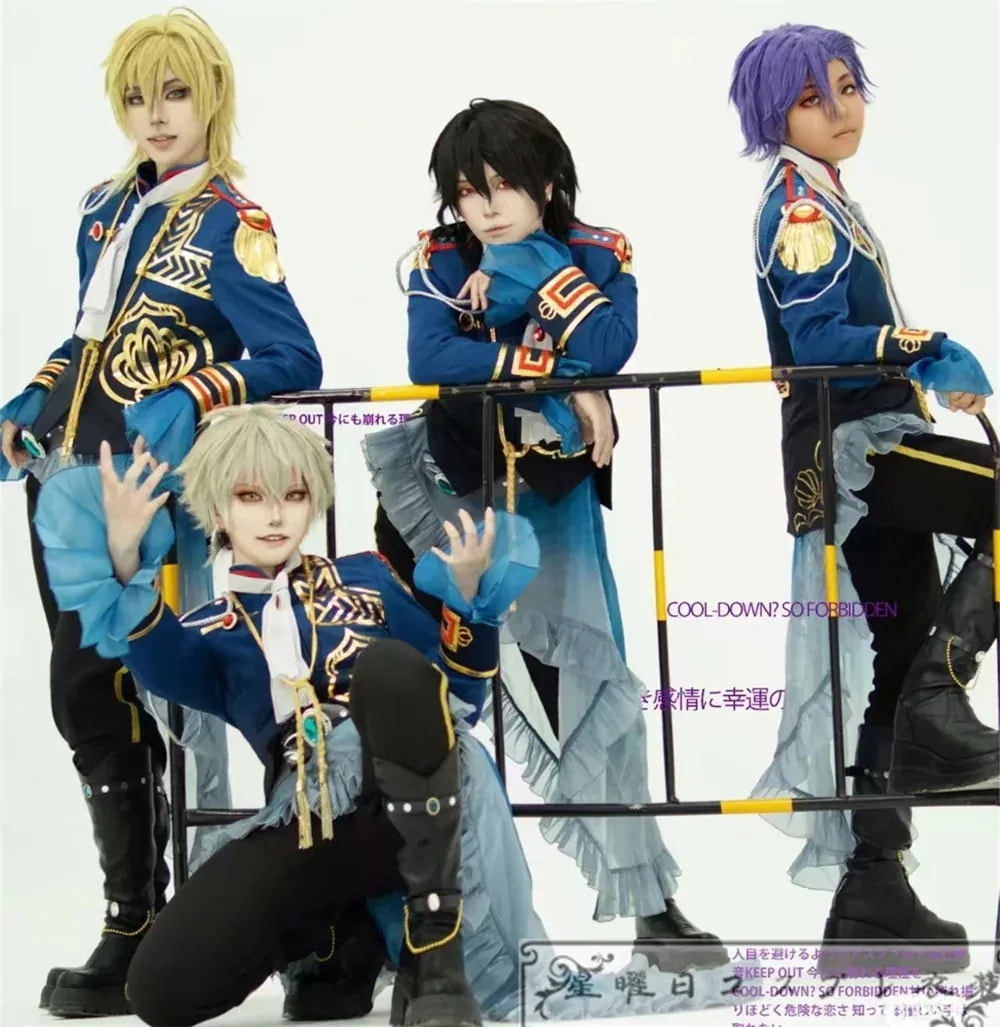 54ES あんさんぶるスターズ アルバム発売記念スカウト UNDEAD 朔間零 羽薫 神晃牙 乙狩アドニス コスプレ衣装 コスチューム ハロウィン 変装 仮装
