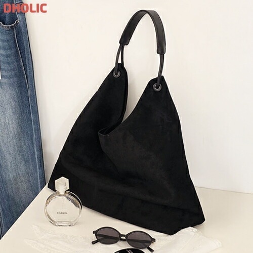 ポーチ付スエード調ビッグショルダーバッグ・1938648