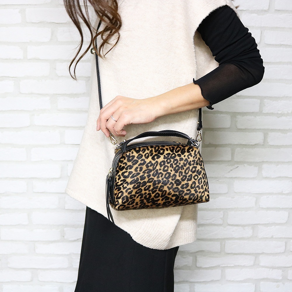 ハンドバッグ レディース アリファ BS 8255 ショルダーバッグ カバン 2WAY キャメル ALIFA