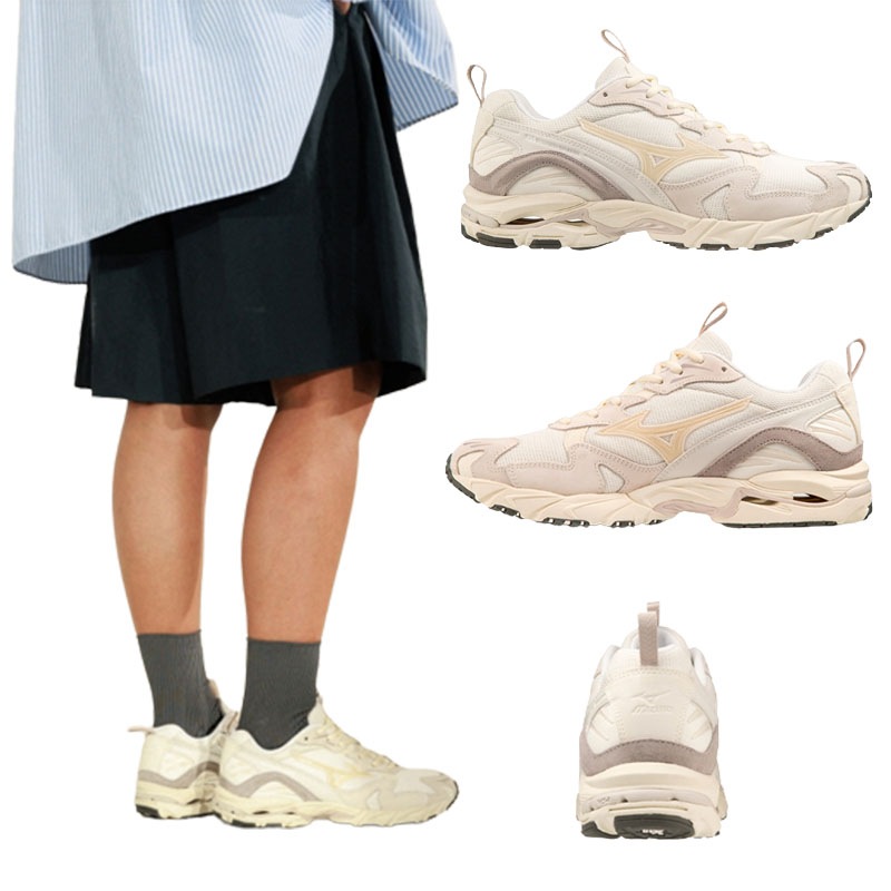 人気 / Mizuno Wave Rider 10 Snow White Pristine Opal Gray / 男女共用