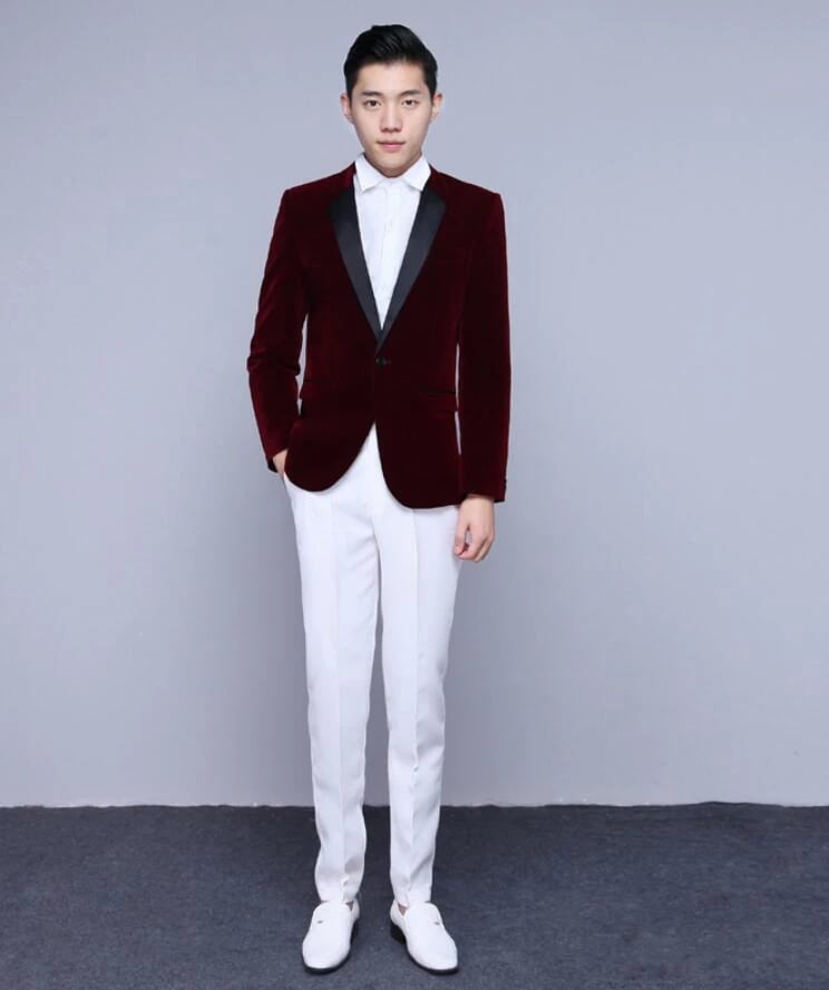 ビジネスメンズスーツセット　秋冬厚手スーツジャケット+パンツ2点セットアップ　立派なスーツセット　演出服　 司会者　撮影衣装　結婚式　演劇オペラ声楽 ステージ衣装 豪華 ジャズダンス衣装 JAZZ