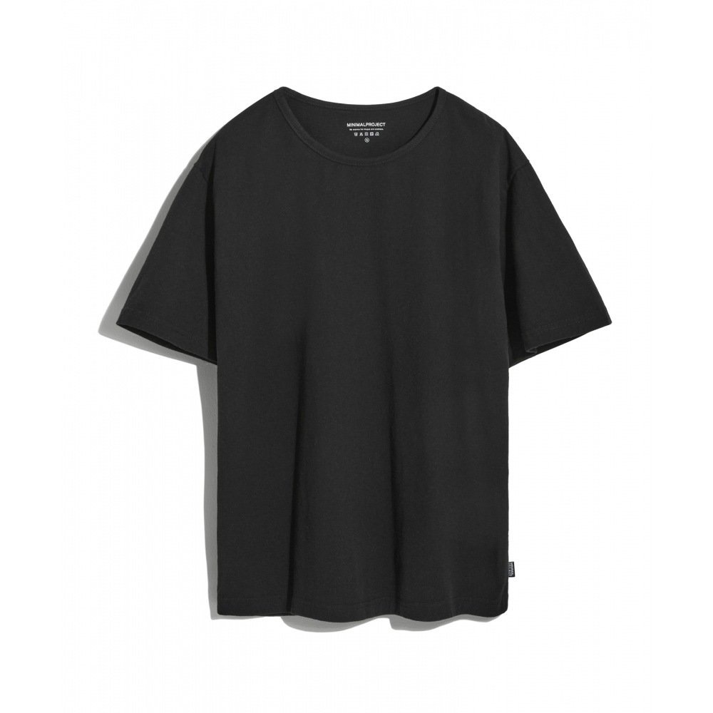 MINIMALPROJECTベーシックコットンバインディング半袖Tシャツ MST143 [BLACK]