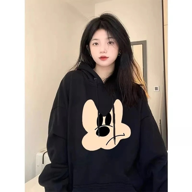 【2個買うと1個無料】韓国ファッション パーカー ミッキーパーカー ディズニーパーカー !　ペアルックパーカー /レディースパーカー 長袖パーカー 薄手/裏起毛 トレーナー/大きいサイズ 多色