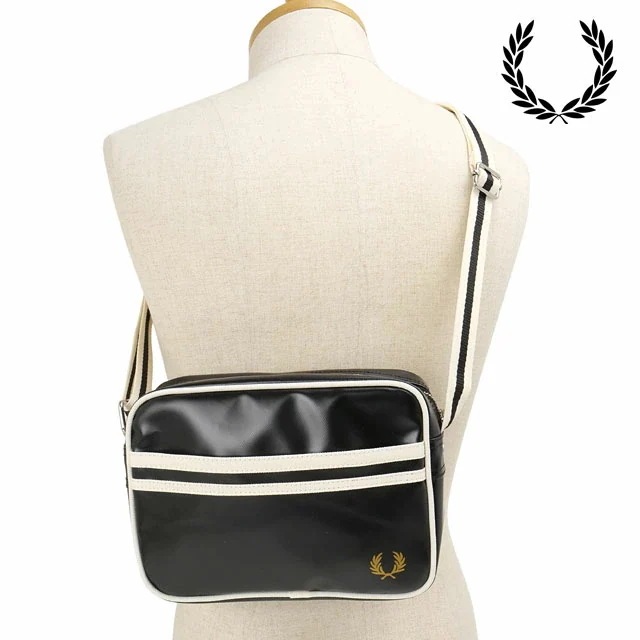 クラシックミニショルダーバッグ [L2168-D57] 2L メンズ・レディース ユニセックス 鞄 ワンショルダー BLACK/ECRU 正規取扱店