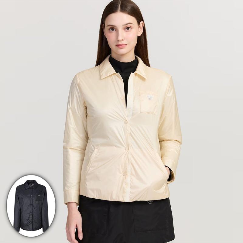 女性超軽量パディングシャツ型ジャンパー（DNJU5D711）_s