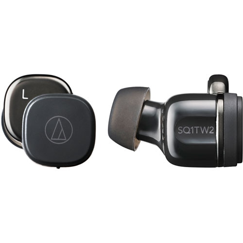 オーディオテクニカ ATH-SQ1TW2-BK 完全ワイヤレス Bluetoothイヤホン(ブラック) ATHSQ1TW2BK