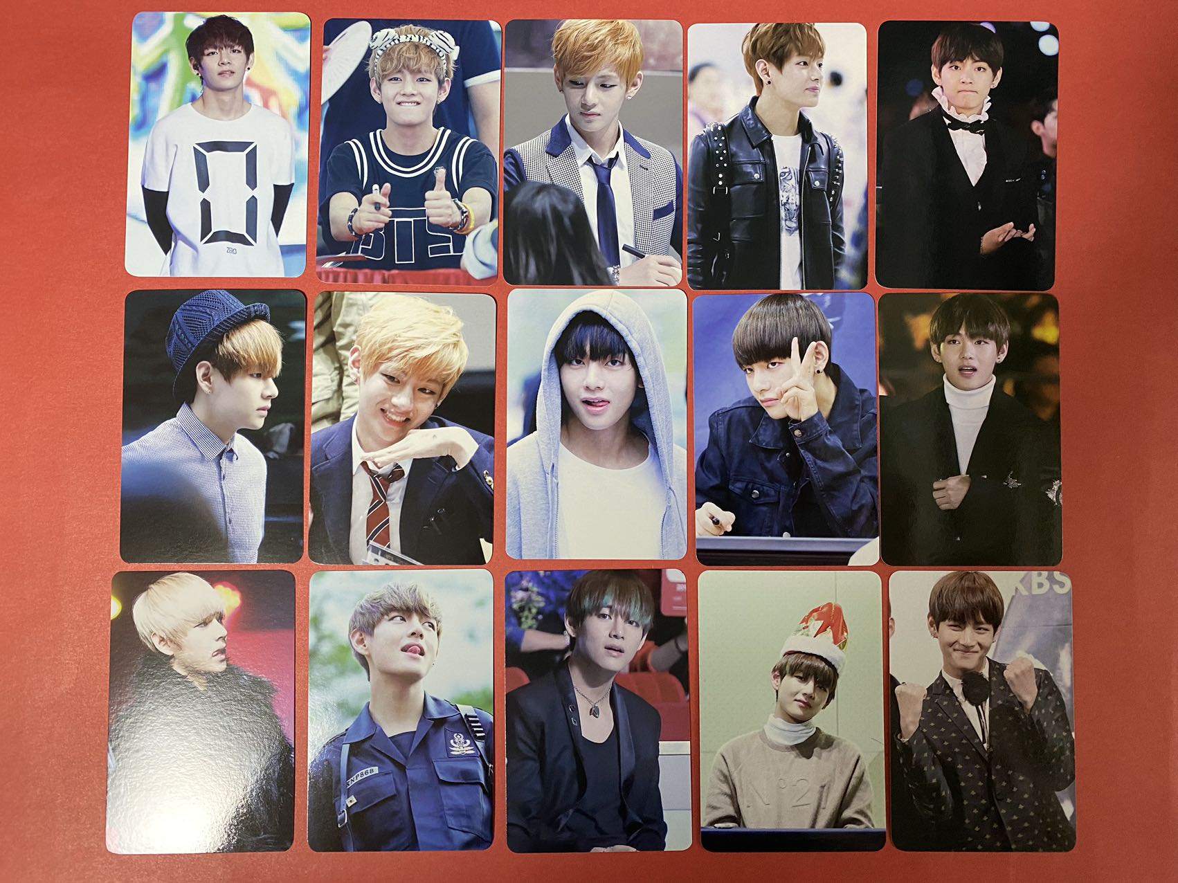 BTS テヒョン マスターニム 展示会 トレカ 15枚セット V テテ 태형 Kim Taehyung 金泰亨