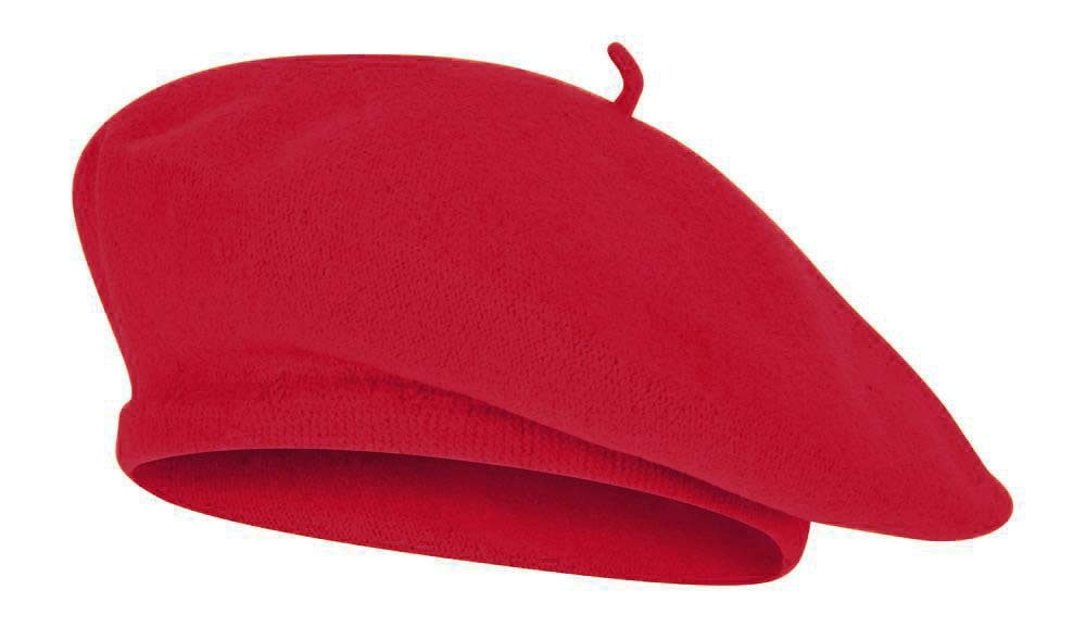 TOP HEADWEAR ウールブレンド フレンチボヘミアンベレー帽 US サイズ: One Size カラー: レッド
