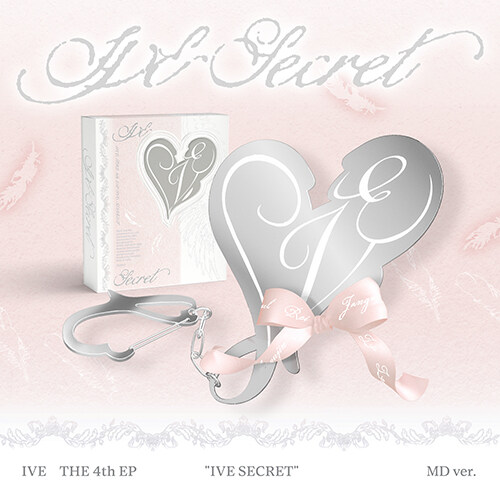 [限定盤] アイブ ミニ 4集 IVE SECRET (MD ver.) / アウトボックス+ミラーキーリング+フォトカードセット+アコーディオンガサジ+QRカード