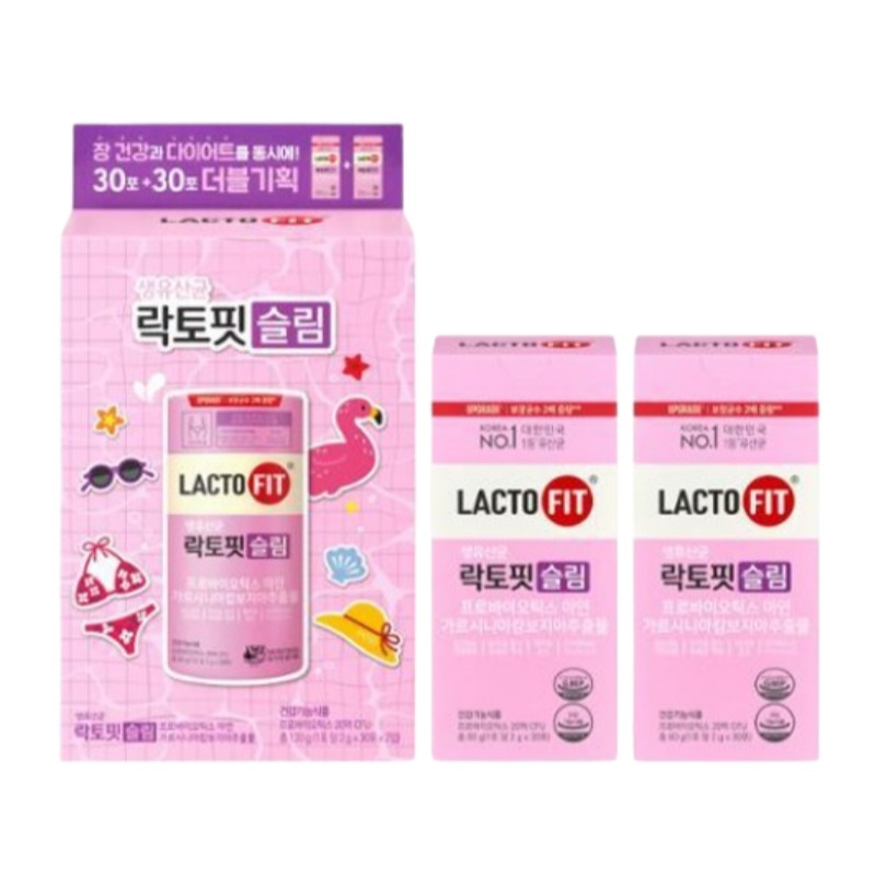 LACTO FIT スリム30包 ダブル企画（30+30包, 30日分）