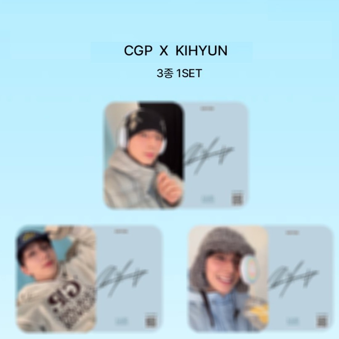 [公式] MONSTA X KIHYUN x CGP Promotional PHOTOCARD SET - 25 NOV