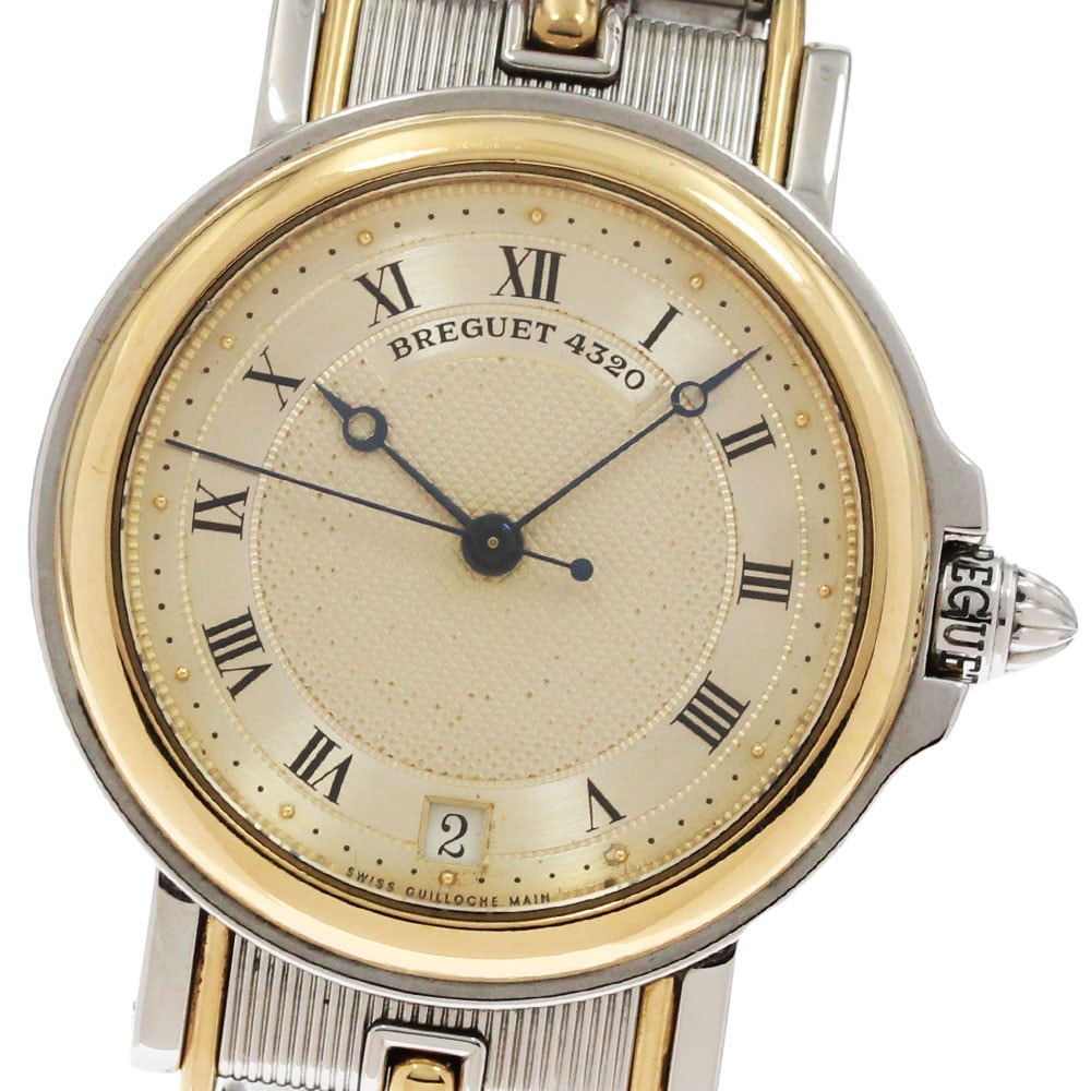 ベルト訳あり ブレゲ Breguet 4400SA/12/X70 マリーン デイト 自動巻き ボーイズ _845451【中古】
