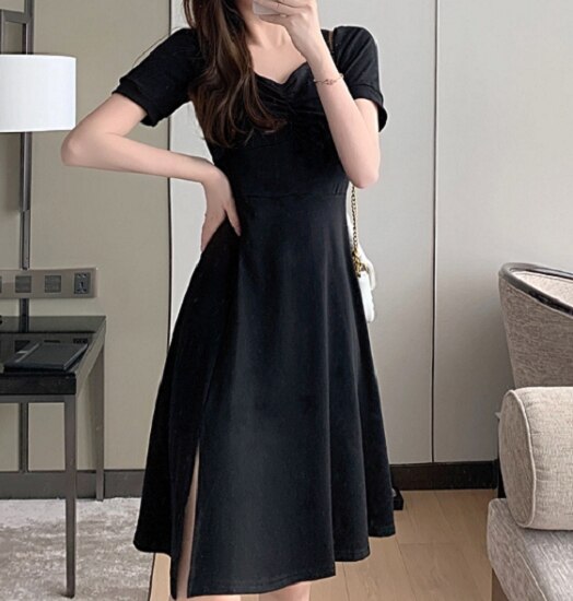 【取寄：納期2週間】膝丈ワンピース レディース 大きいサイズ 夏新作 きれいめ ワンピース 半袖 ひざ丈 5,621円