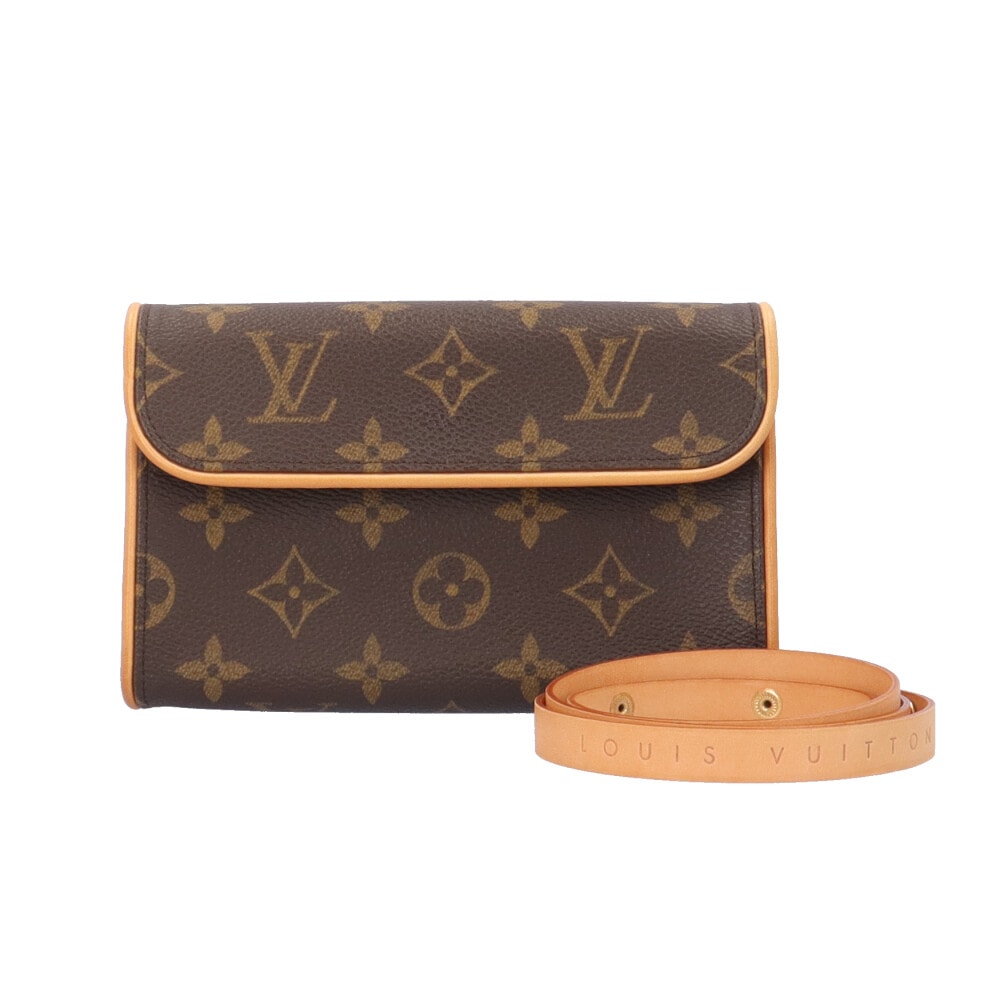ルイヴィトン ポシェットフロランティーヌ モノグラム ウエストバッグ モノグラムキャンバス M51855 ブラウン LOUIS VUITTON 中古