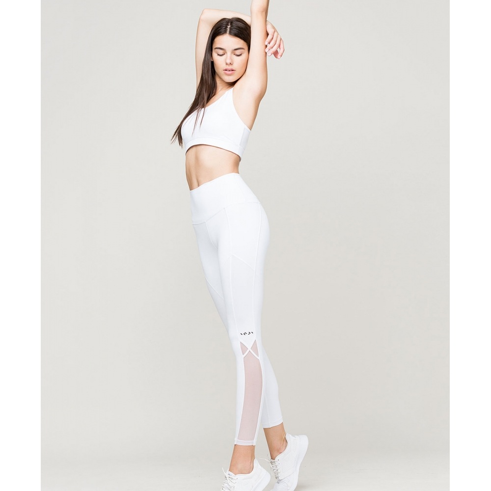 インアクティブサイドメッシュレギンスホワイト