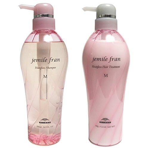 ミルボン ジェミールフラン ヒートグロス M シャンプー500ml トリートメント500g セット【jemile fran】