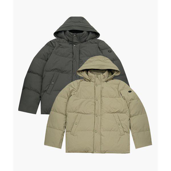 フード取り外し可能グースダウンジャンパー2種カラーCDAAAJP4204