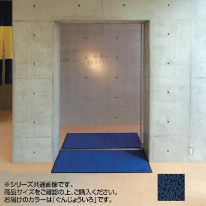 インドアマット ブライトマットII 特大 75×90cm ぐんじょういろ