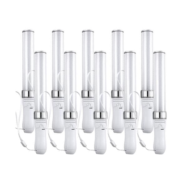 10本セットLED ペンライト コンサート 24色 カラーチェンジ 電池式 ライブ ((S