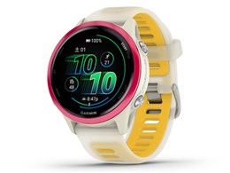ガーミン Forerunner 570 010-02970-32 Raspberry/Mango 42mm AMOLED搭載 音声操作 音楽再生 GPSスマートウォッチ【国内正規流通品】