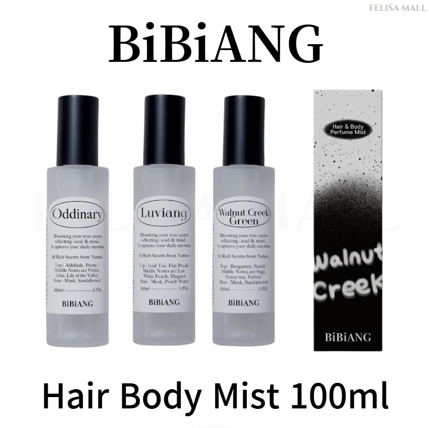 [BiBiANG] ボディ&ヘアーミスト Hair Body Mist 100ml 韓国人気 韓国香水ブランド