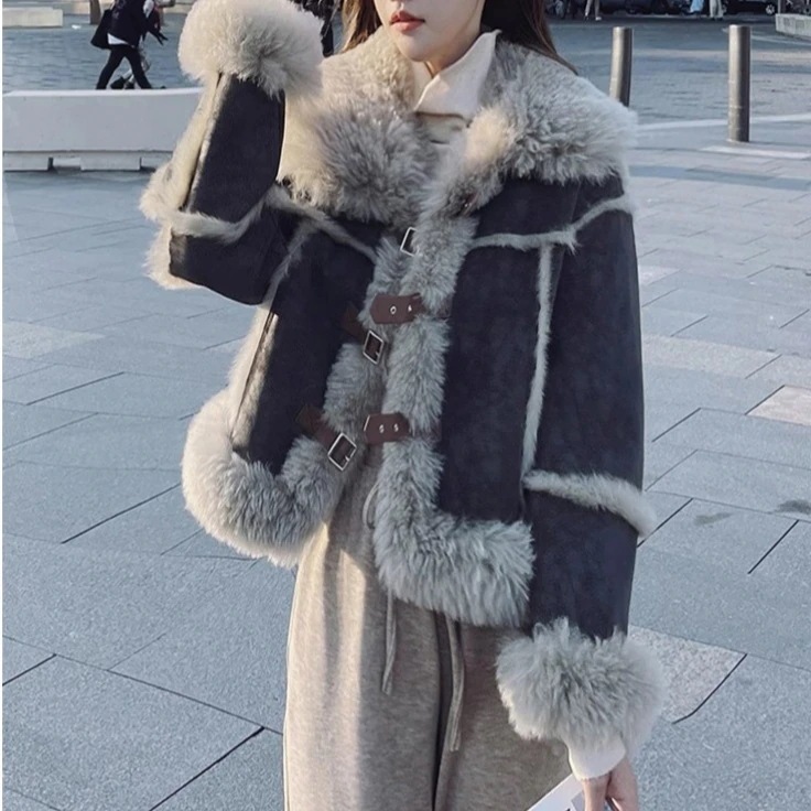 AWアウター秋 冬 アウター コート 保温 ラムズウール ジャケット 厚手 コート トップス