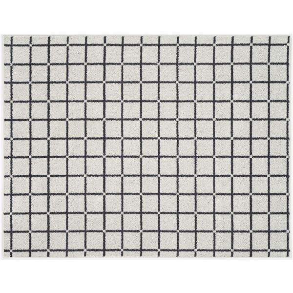 スミノエ 洗える ラグ オセロ 約幅185x長さ240cm ホワイト 日本製