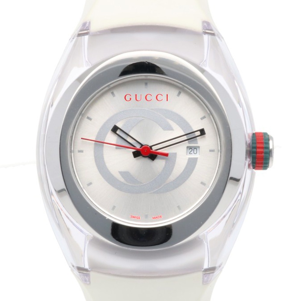 グッチ シンク 腕時計 ステンレススチール 137.3 クオーツ 1年保証 GUCCI 中古