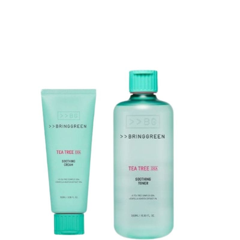 ティーツリー シカ スージングクリームプラス 100ml + ティーツリー シカ スージングトナー 500ml (1+1 企画セット)大容量セット 4,761円