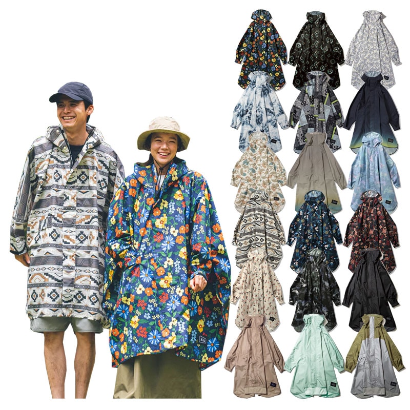 ニュースタンダード レインポンチョ KiU NEW STANDARD RAIN PONCHO アウトドア レインコート 23SS(K163) 6,098円