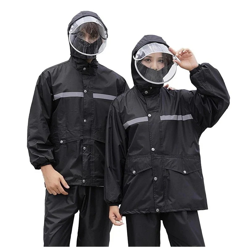 【20点セット】メガ割レインウェア 上下 レインコート 自転車 通学 レディース メンズ ユニセックス レインスーツ 通勤141