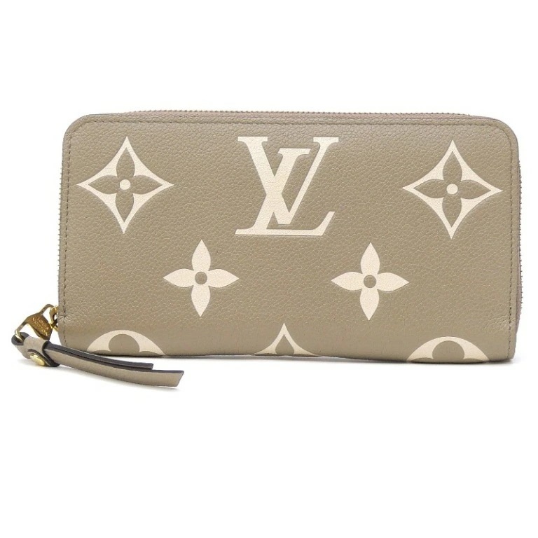 ルイ・ヴィトン LOUISVUITTON 長財布 ジッピーウォレット M69794 バイカラー モノグラム・アンプラント トゥルトレール クレーム 【中古】(68367) 66,550円