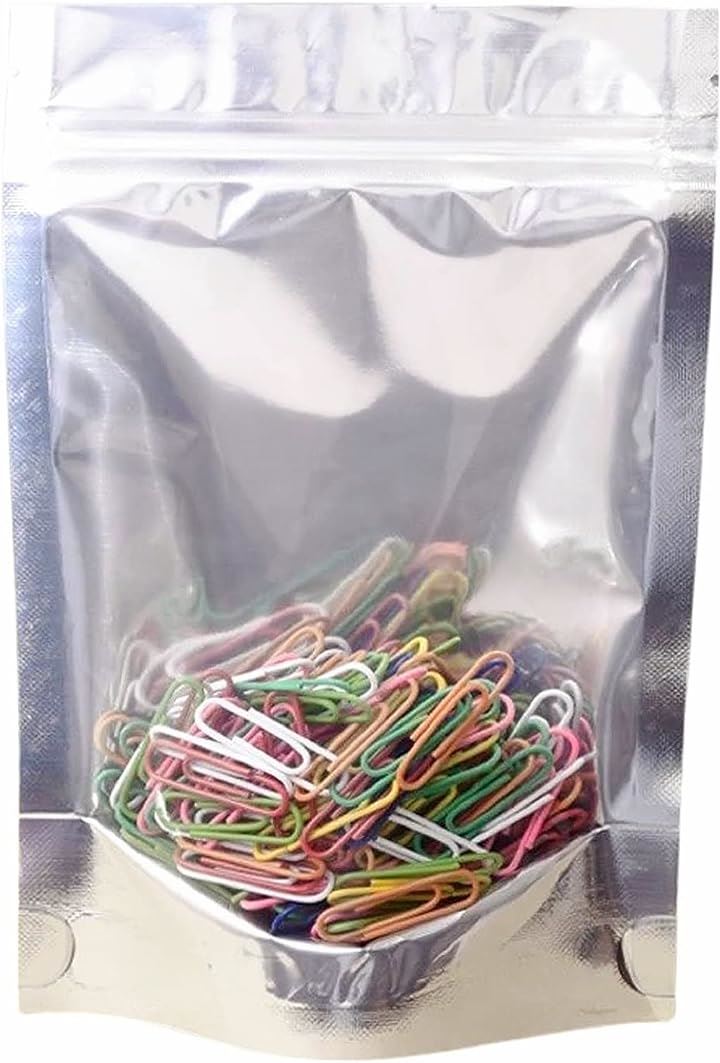 アルミ袋 半透明 ジッパー付き袋 保存袋 真空パック ジップ袋 アルミチャック付き保存袋 26x40( 26x40)