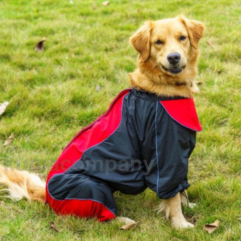 犬 レインコート 大型犬 中型犬 フルカバータイプ 防水 撥水犬用 雨 梅雨 散歩 犬 服