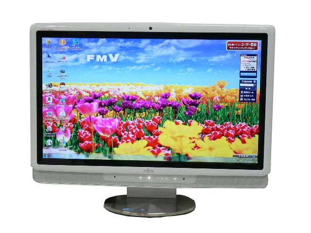 富士通 デスクトップパソコン 中古パソコン FH55/CD ホワイト デスクトップ 一体型 本体 Windows7 Core i5 DVD 地デジ/BS/CS 4GB/500GB 送料無料 中古