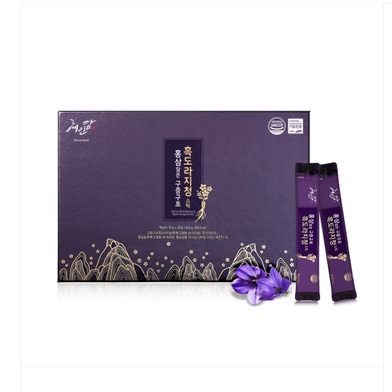韓国健康補助食品 紅参 ブ黒キキョウエキス 10g 30袋健康サプリメント免疫 産キキョウ使用 サポニン含有 抗炎症効果 親にプレゼント 母の日 父の日 お誕生日 プチギフト 簡単摂取