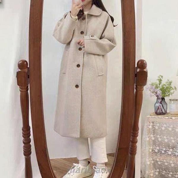 【即納】ステンカラーコートレディース中綿コート冬